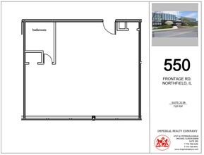 540-550 W Frontage Rd, Northfield, IL for lease Floor Plan- Image 1 of 2