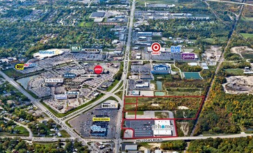 4120 Illinois Rd, Fort Wayne, IN - aerial  map view