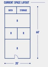 601-607 Ferris Ave, Waxahachie, TX for lease Floor Plan- Image 1 of 1