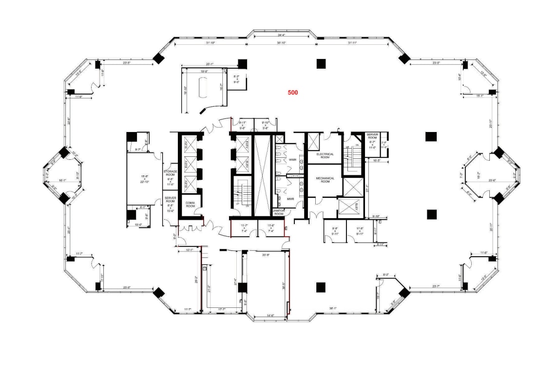 250 2nd St SW, Calgary, AB for lease Floor Plan- Image 1 of 2