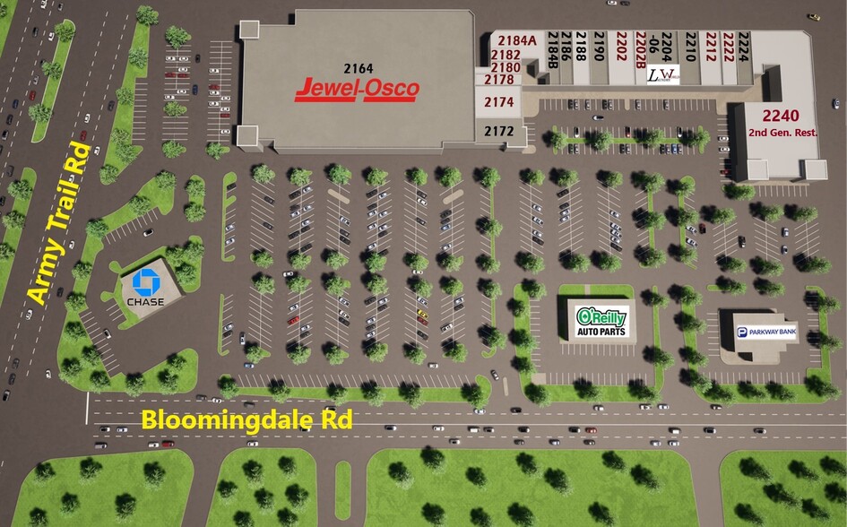 2164-2240 Bloomingdale Rd, Glendale Heights, IL for lease - Building Photo - Image 3 of 19