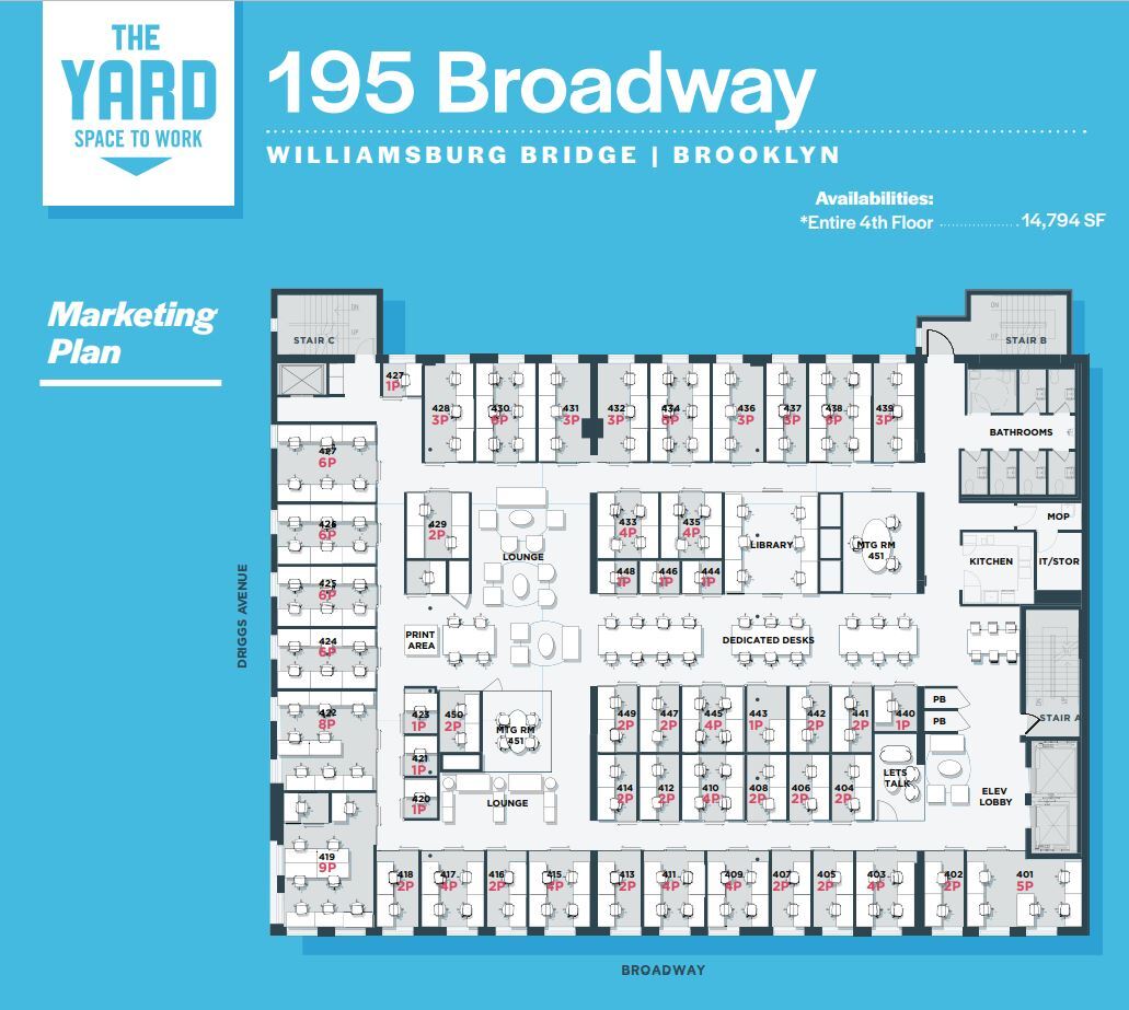 183-195 Broadway, Brooklyn, NY for lease Floor Plan- Image 1 of 1