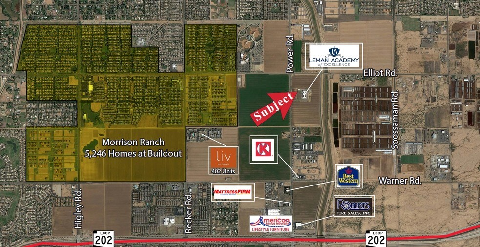 Sec Power Road & Elliot Rd, Mesa, AZ for sale - Building Photo - Image 1 of 1