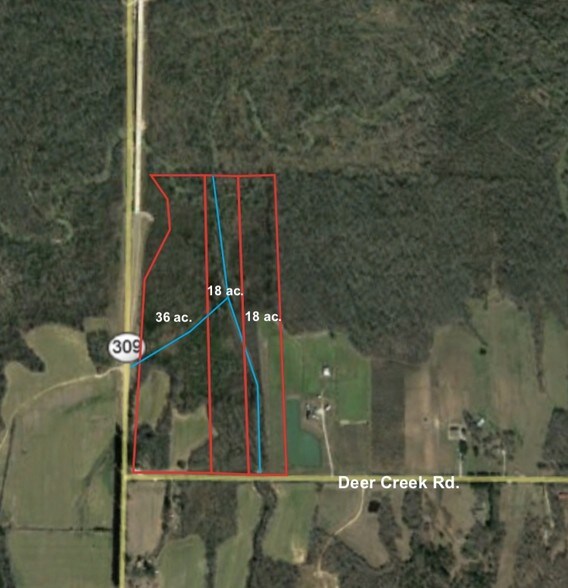 2900 Deer Creek Rd, Byhalia, MS 38611 52 acres on Byhalia Road at