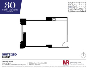 30 N Michigan Ave, Chicago, IL for lease Floor Plan- Image 1 of 3