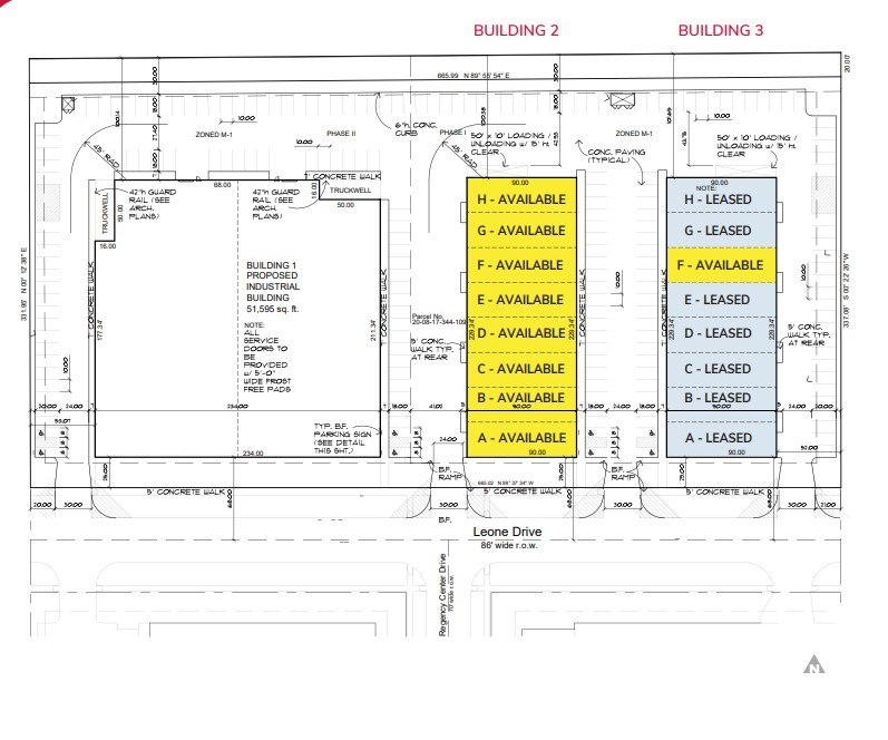 17201 Leone Dr, Macomb, MI for lease Floor Plan- Image 1 of 1