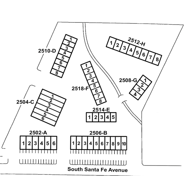 2518 S Santa Fe Ave, Vista, CA for lease - Site Plan - Image 2 of 2