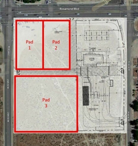 Rosamond Blvd, Rosamond, CA for lease - Aerial - Image 2 of 3