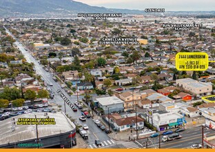 7436-7444 Lankershim Blvd, North Hollywood, CA - aerial  map view - Image1