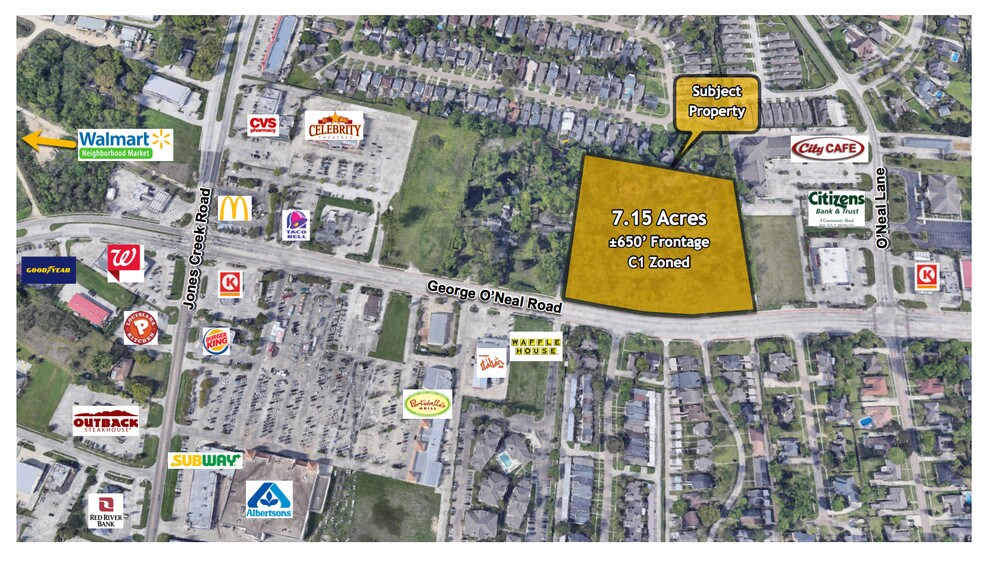 Baton Rouge Property Map 15647 George Oneal Rd, Baton Rouge, La 70817 | Loopnet