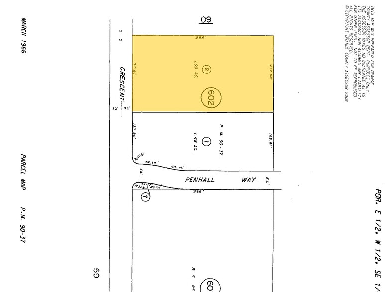 320 N Crescent Way, Anaheim, CA for lease - Plat Map - Image 3 of 3