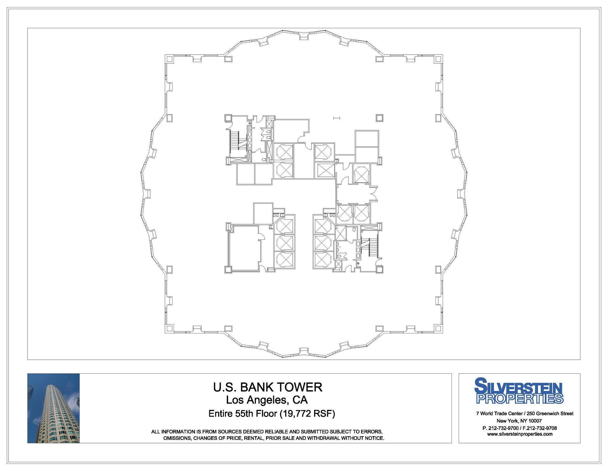 633 W 5th St, Los Angeles, CA for lease Floor Plan- Image 1 of 1