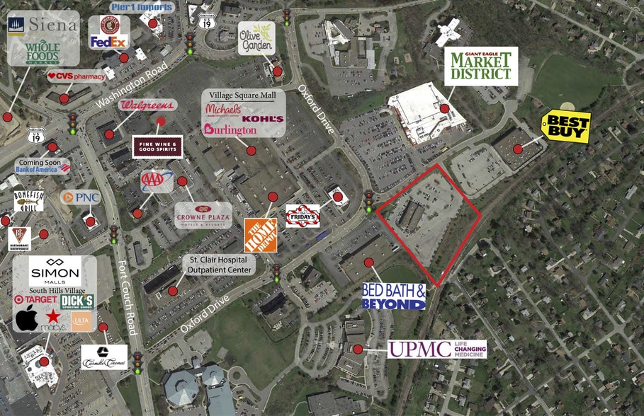 3000 Oxford Dr, Bethel Park, PA for sale - Aerial - Image 1 of 1