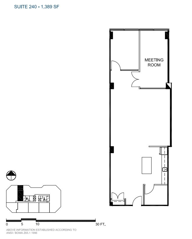 65 Overlea Blvd, Toronto, ON for lease Floor Plan- Image 1 of 1