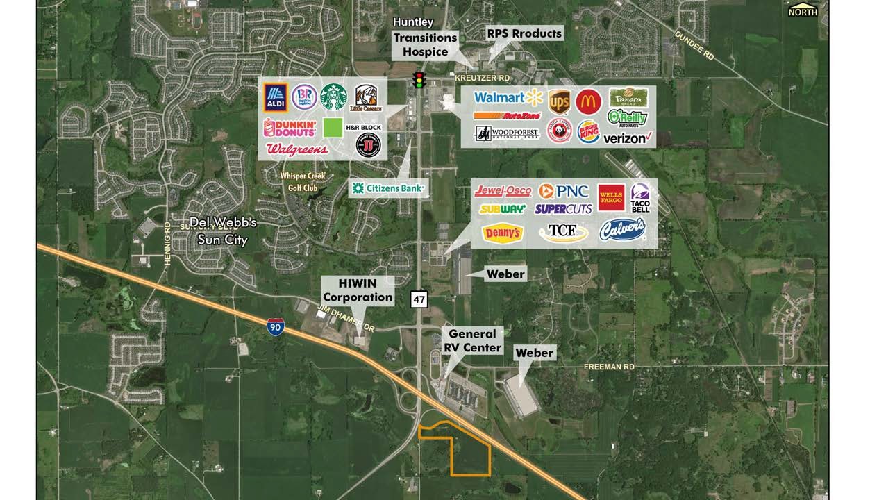 SEQ Of I-90 And RTE 47, Huntley, IL, 60142 - Commercial Land For Sale ...