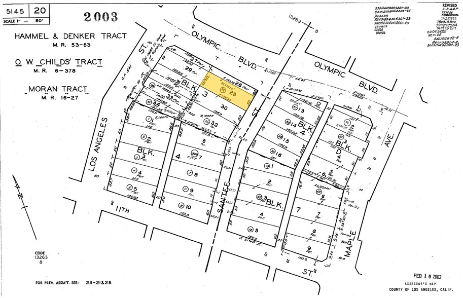 210 E Olympic Blvd, Los Angeles, CA for lease - Plat Map - Image 2 of 49