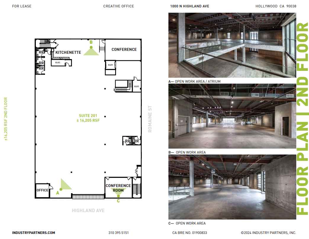 1000 N Highland Ave, Los Angeles, CA for lease Floor Plan- Image 1 of 1