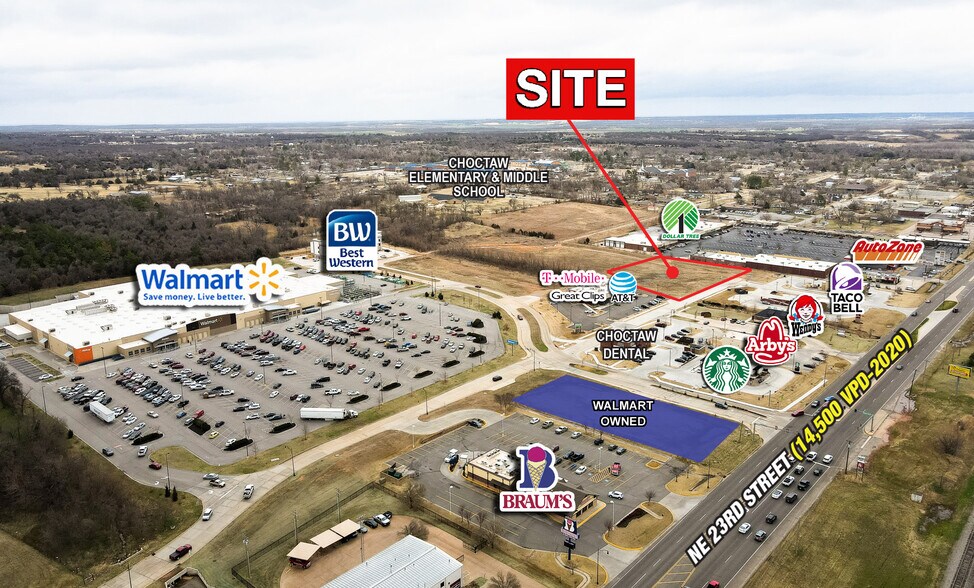 Choctaw Retail Pad, Choctaw, OK 73020 Land for Sale