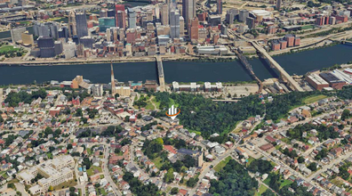 55 Wyoming St, Pittsburgh, PA - aerial  map view