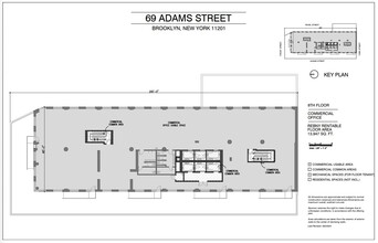 69 Adams St, Brooklyn, NY for lease Floor Plan- Image 1 of 8