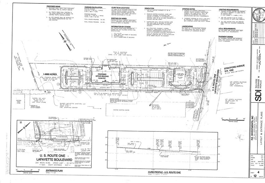 4414 Lafayette Blvd, Fredericksburg, VA for lease - Site Plan - Image 1 of 25