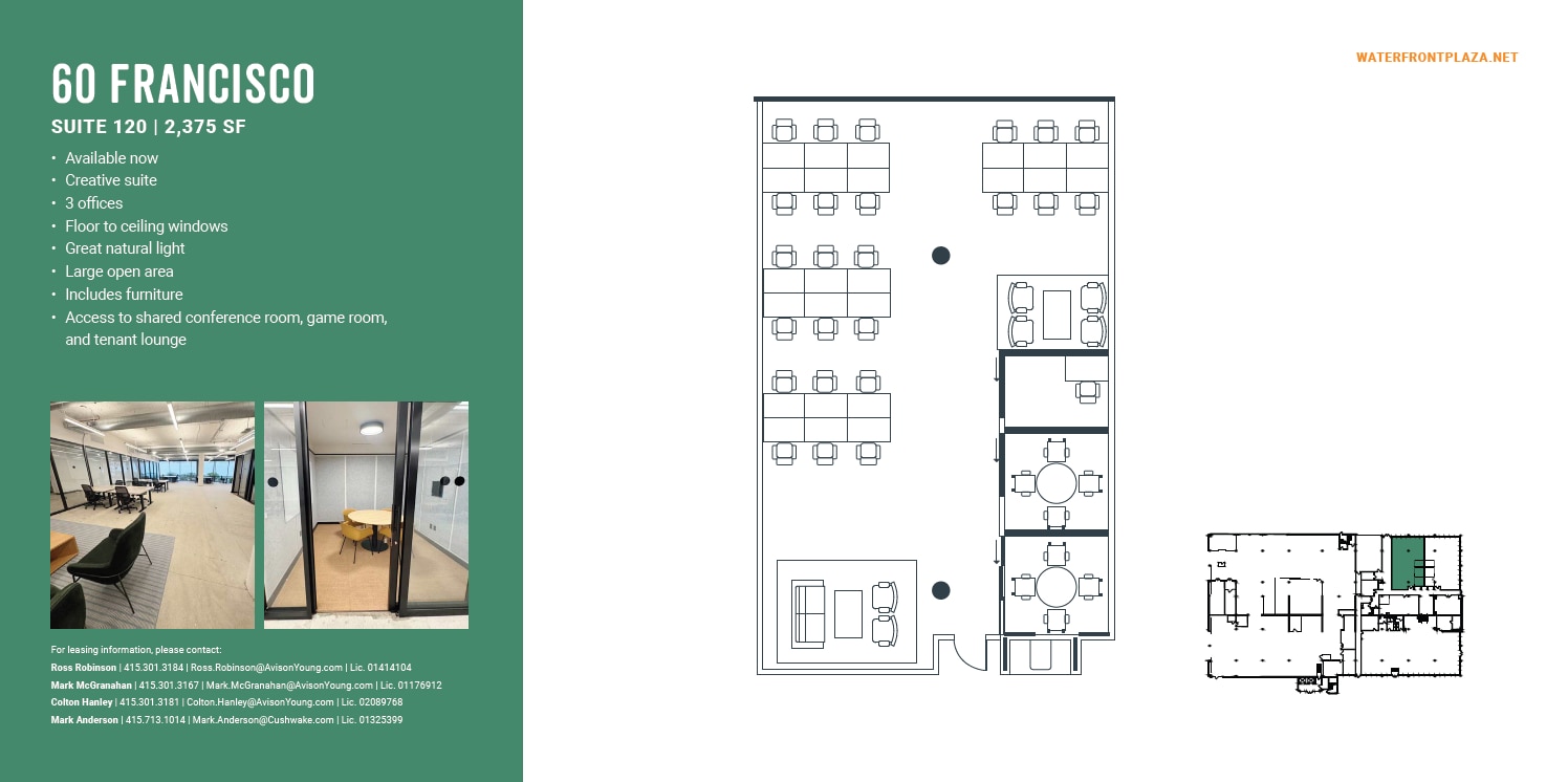 1700 Montgomery St, San Francisco, CA for lease Floor Plan- Image 1 of 1