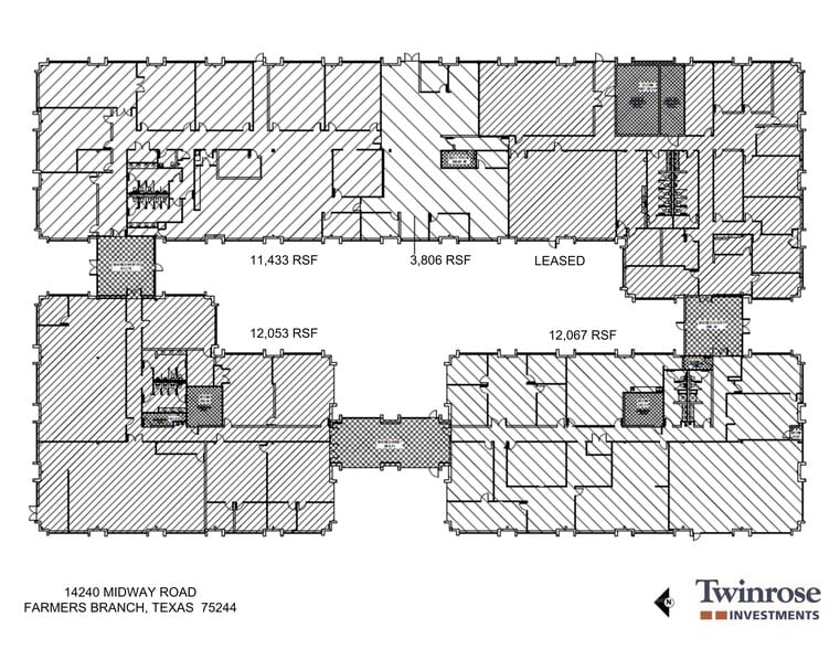 14240 Midway Rd, Farmers Branch, TX for sale - Site Plan - Image 1 of 1