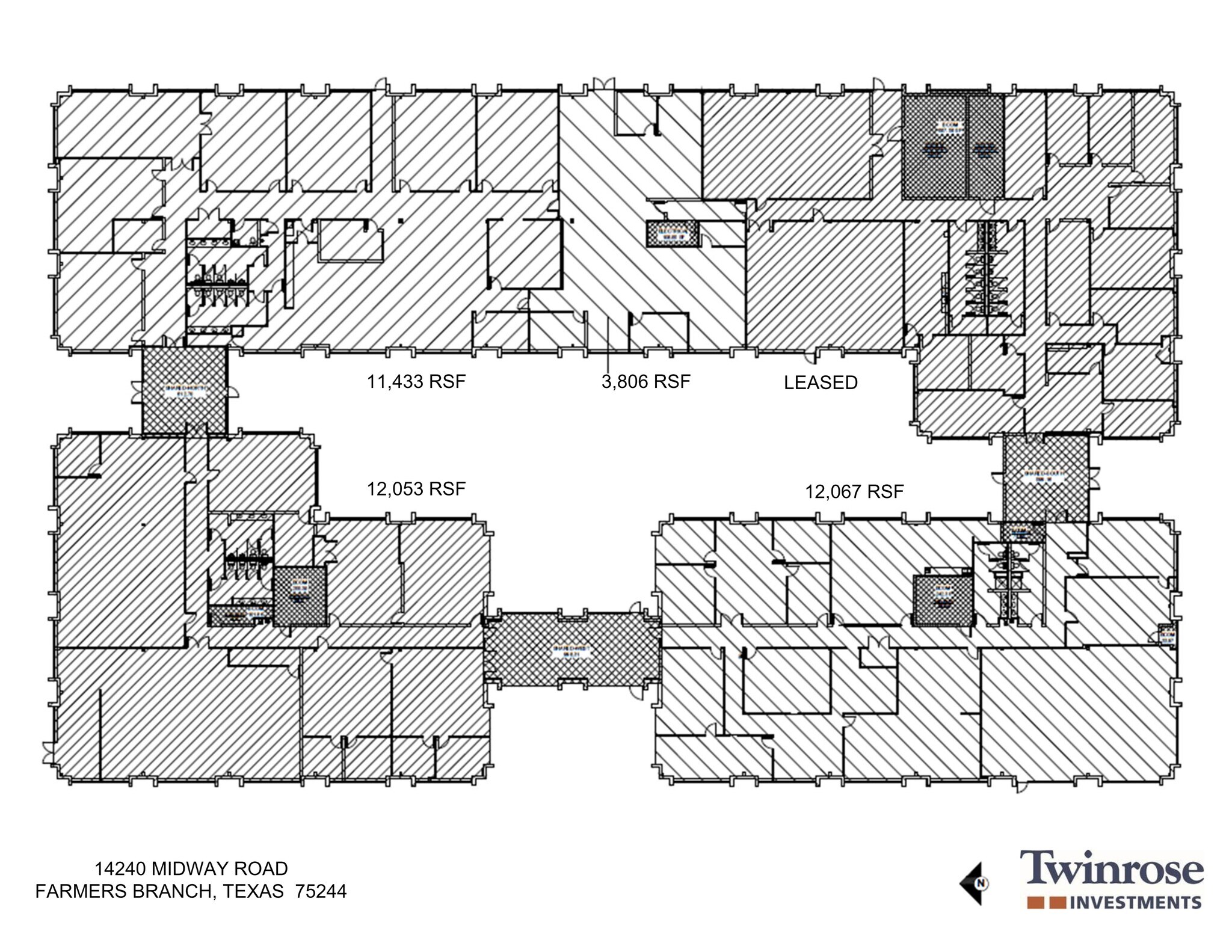 14240 Midway Rd, Farmers Branch, TX for sale Site Plan- Image 1 of 1