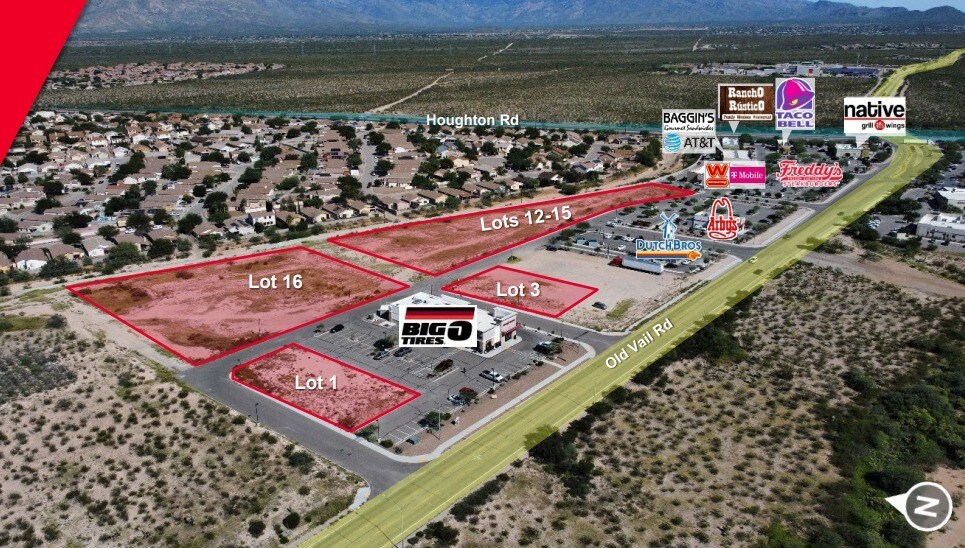 NWC Old Vail R & Houghton Rd, Tucson, AZ for sale - Primary Photo - Image 1 of 1