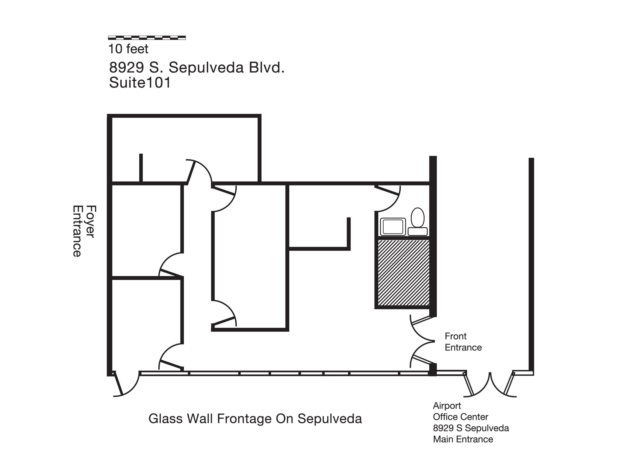 8929-8939 S Sepulveda Blvd, Los Angeles, CA for lease Site Plan- Image 1 of 2
