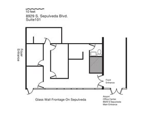 8929-8939 S Sepulveda Blvd, Los Angeles, CA for lease Site Plan- Image 1 of 2