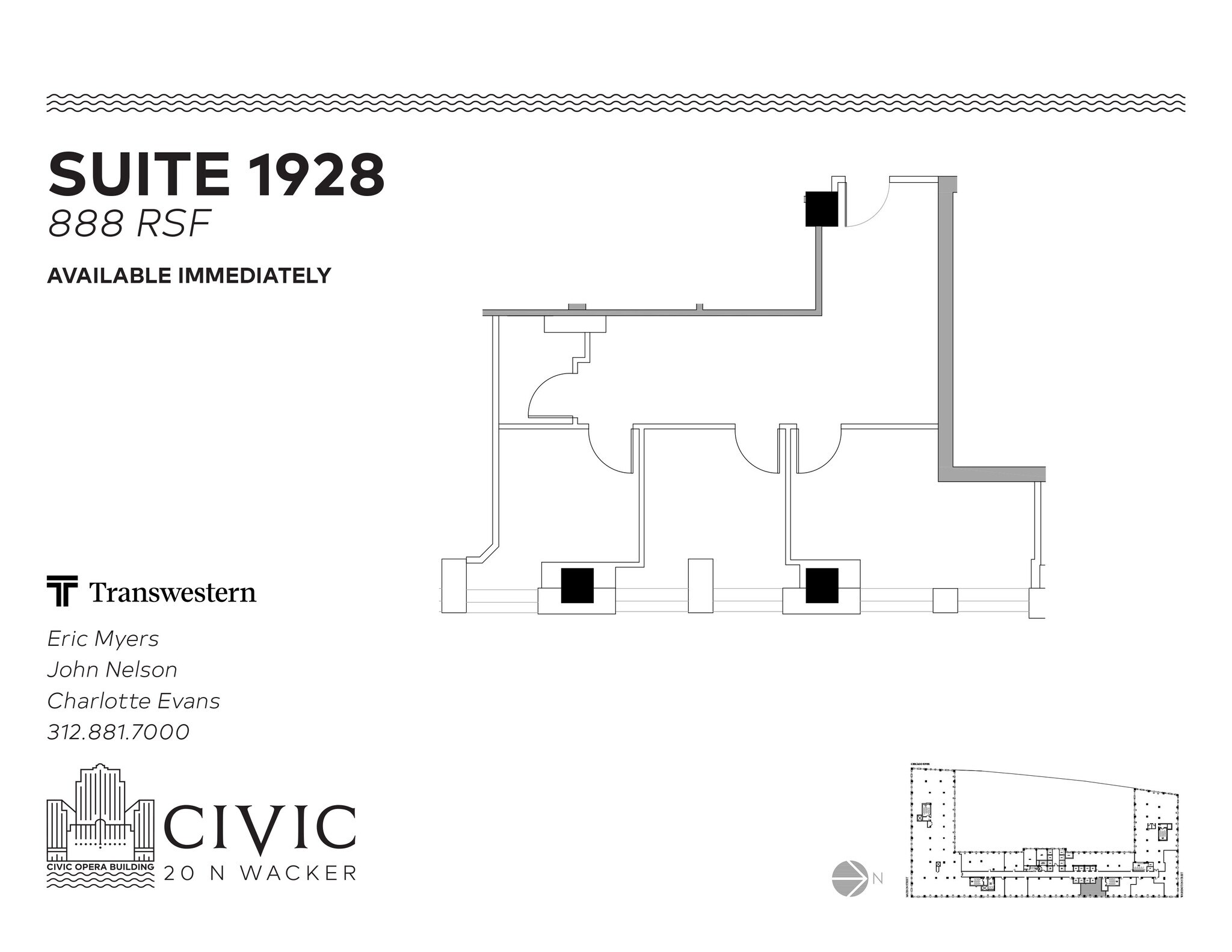 20 N Wacker Dr, Chicago, IL for lease Floor Plan- Image 1 of 1