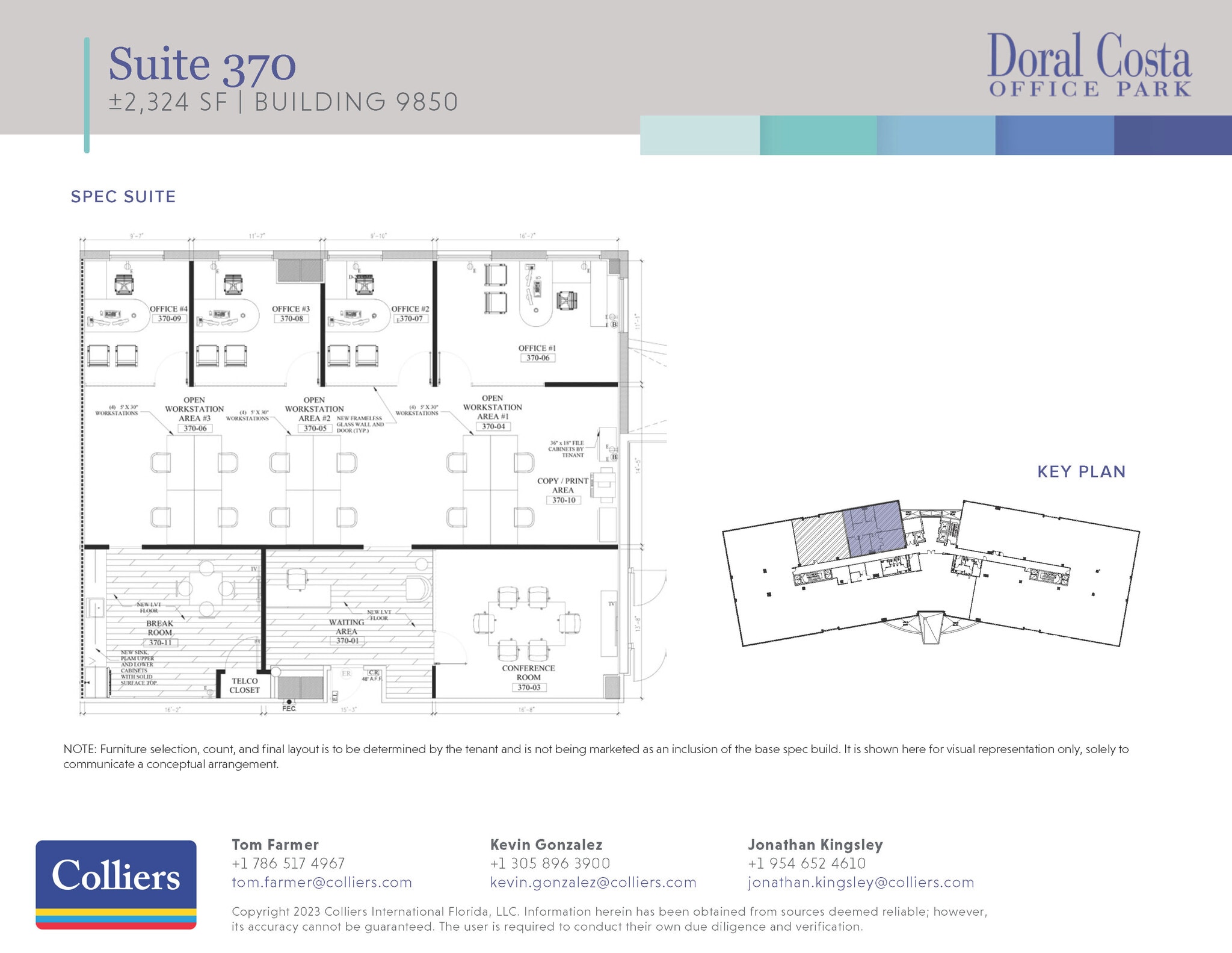 9850 NW 41st St, Doral, FL for lease Floor Plan- Image 1 of 1