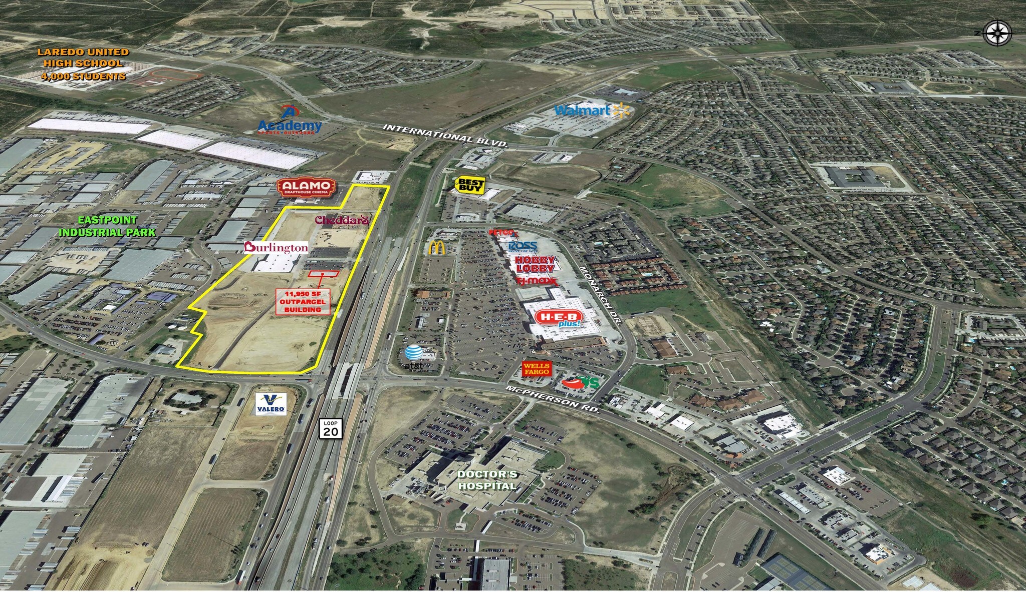 0 Loop 20 Blvd, Laredo, TX 78045 Plaza de San Isidro, Loop 20