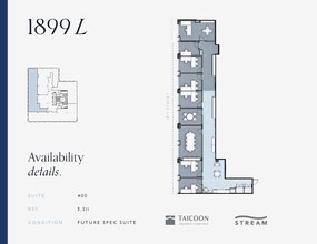 1899 L St NW, Washington, DC for lease Floor Plan- Image 2 of 2