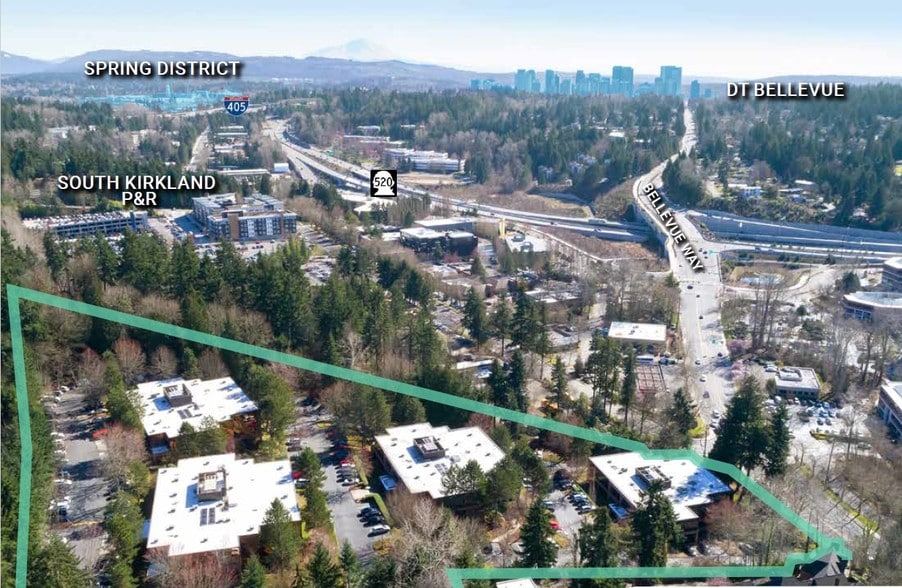 4010 Lake Washington Blvd NE, Kirkland, WA for lease - Aerial - Image 3 of 4