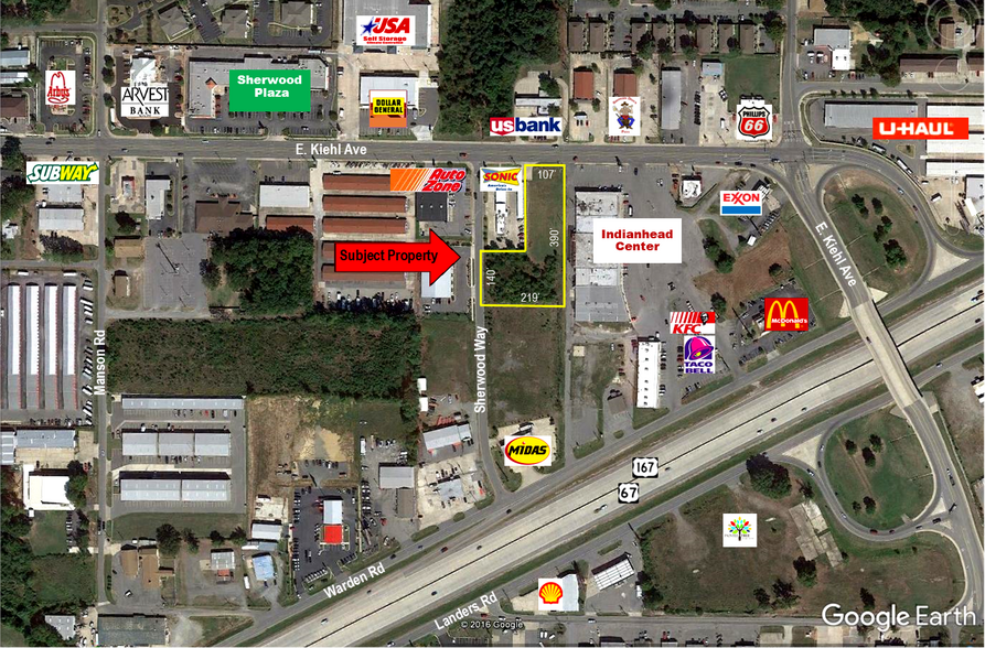 E Kiehl Ave, Sherwood, AR for sale - Building Photo - Image 1 of 5