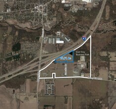 Executive Dr, East Troy, WI - aerial  map view