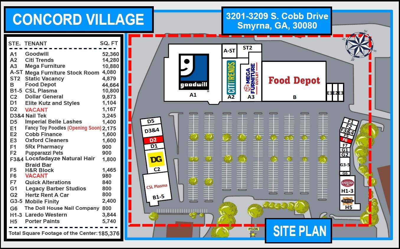 3201-3209 S Cobb Dr, Smyrna, GA for lease Building Photo- Image 1 of 8
