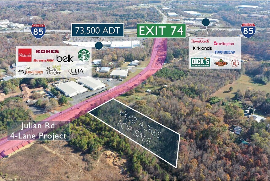 0 Julian, Salisbury, NC 28147 Julian Road Land