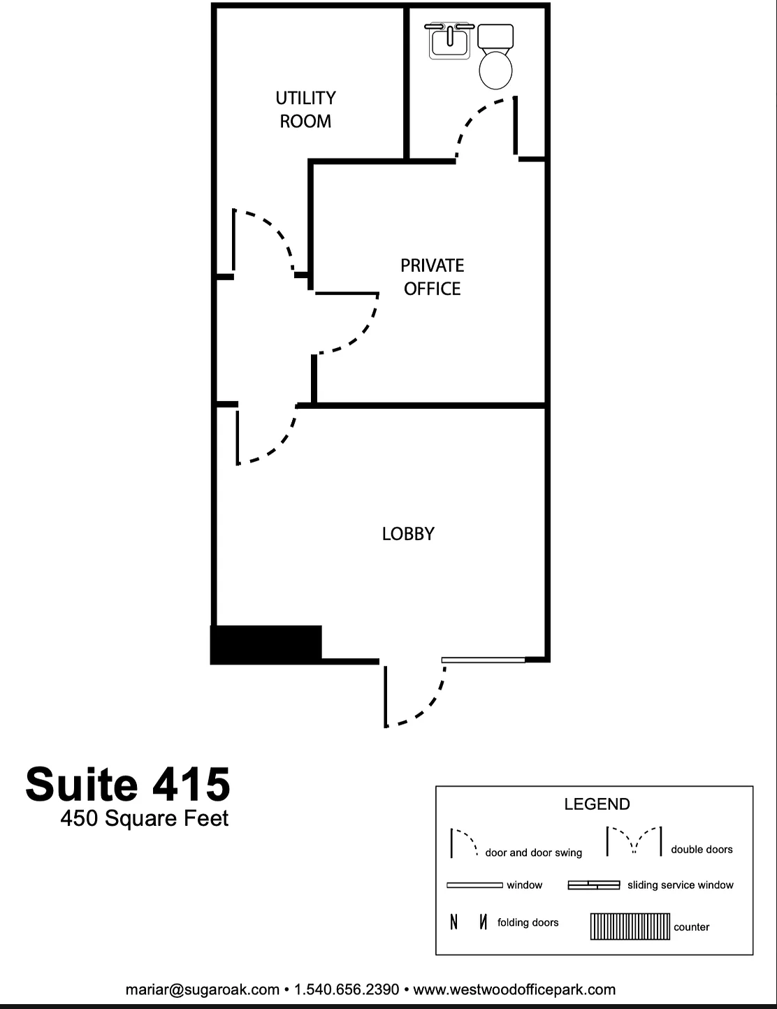 100-810 Westwood Office Park, Fredericksburg, VA for lease Floor Plan- Image 1 of 1