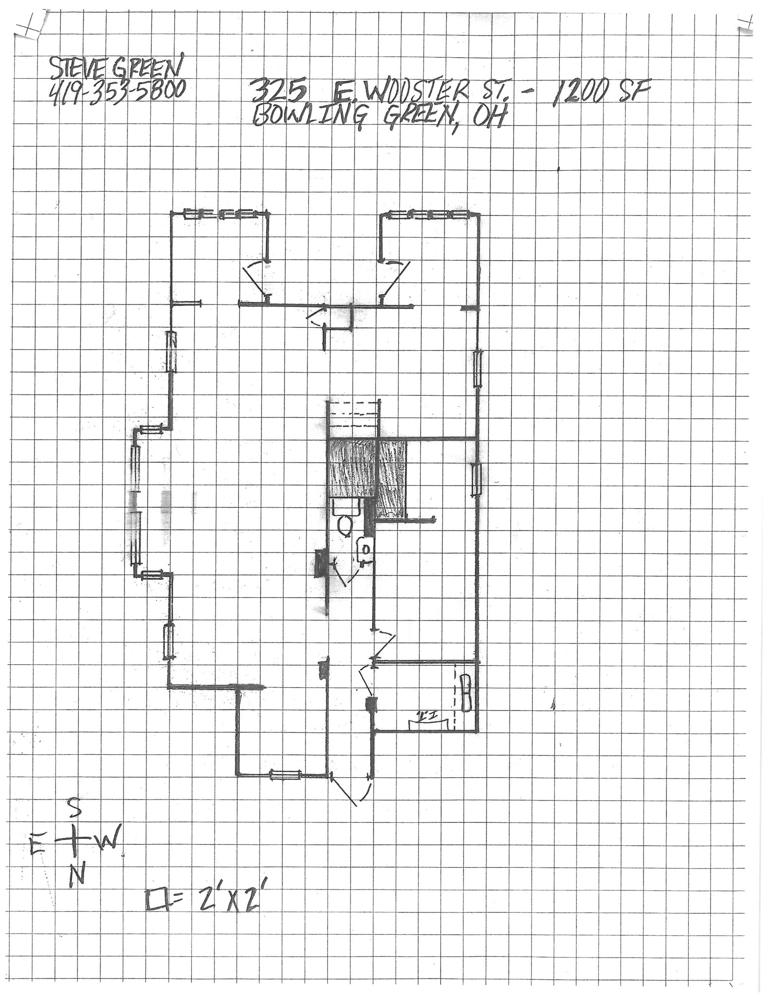 325 E Wooster St, Bowling Green, OH for lease Floor Plan- Image 1 of 1