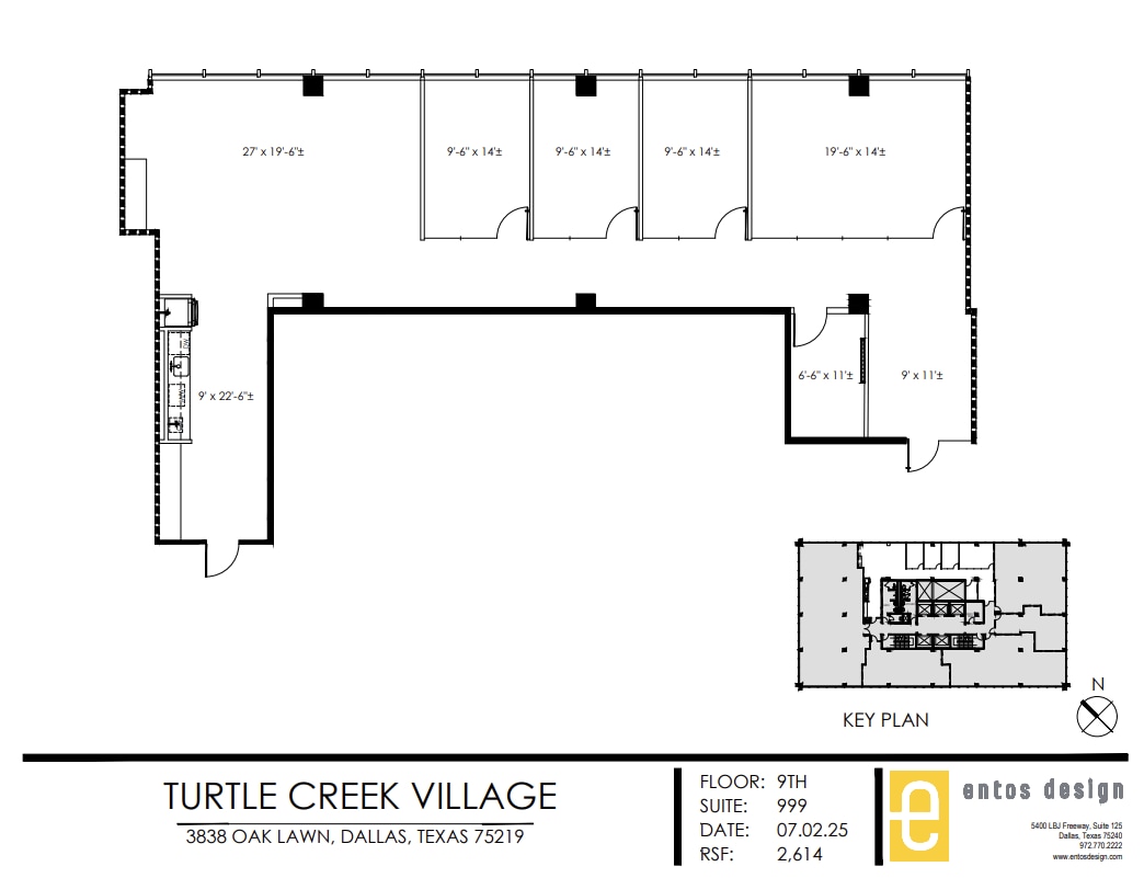 3838 Oak Lawn Ave, Dallas, TX for lease Floor Plan- Image 1 of 1