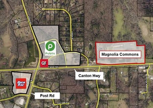 Canton Hwy, Cumming, GA - AERIAL  map view - Image1