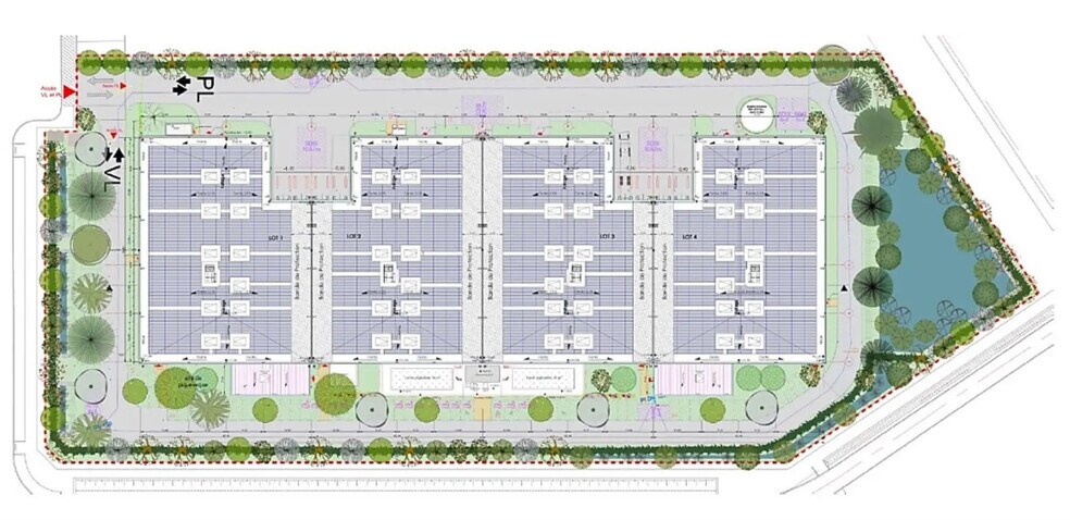 Industrial in Puiseux-en-France for lease - Floor Plan - Image 3 of 5