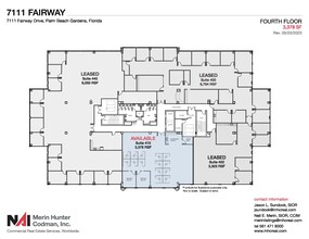 7108-7121 Fairway Dr, Palm Beach Gardens, FL for lease Floor Plan- Image 2 of 10