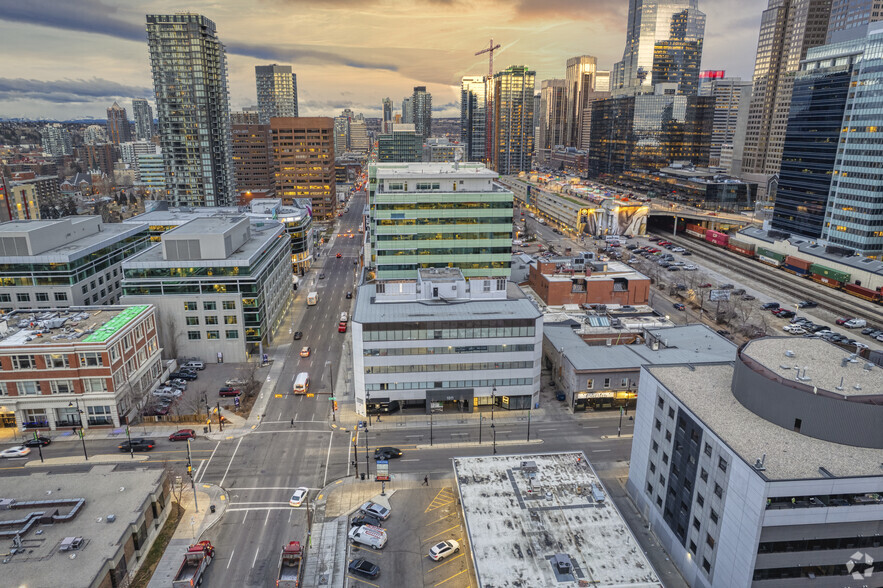 1011 1st St SW, Calgary, AB for lease - Aerial - Image 3 of 5