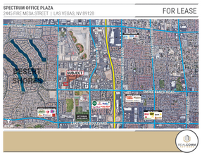 2445 Fire Mesa St, Las Vegas, NV - AERIAL  map view