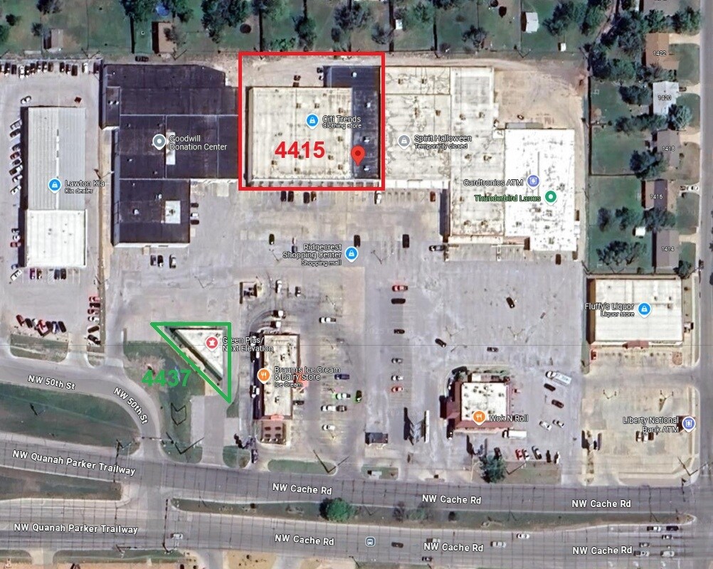 4413-4415 NW Cache Rd, Lawton, OK for lease Aerial- Image 1 of 4
