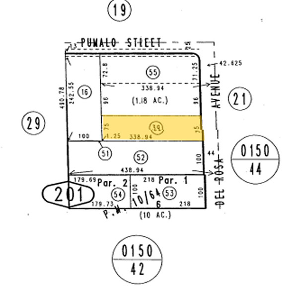 2364 Del Rosa Ave, San Bernardino, CA for lease - Plat Map - Image 3 of 3